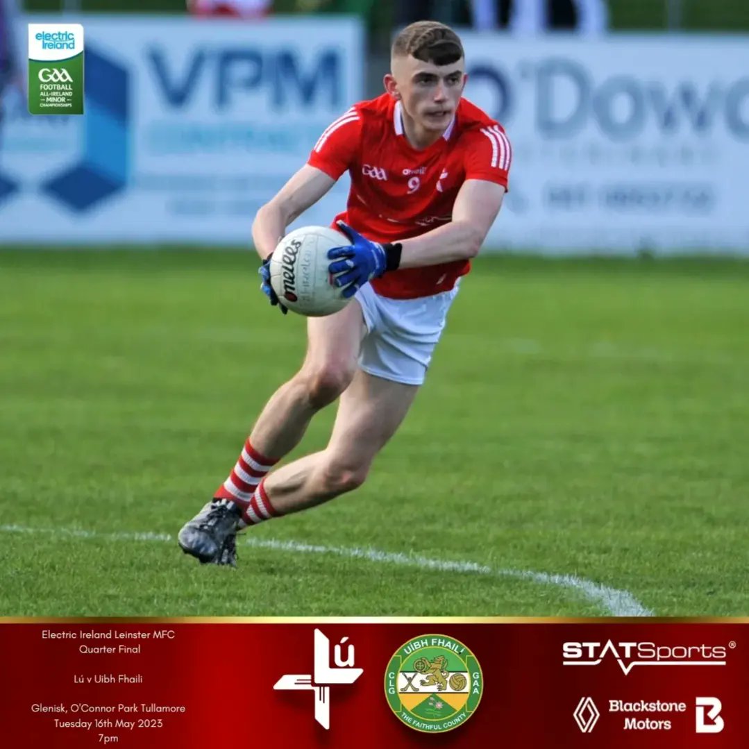 Louth GAA on Twitter "Electric Ireland Leinster MFC Quarter Final Tomorrow at 7pm Johnny