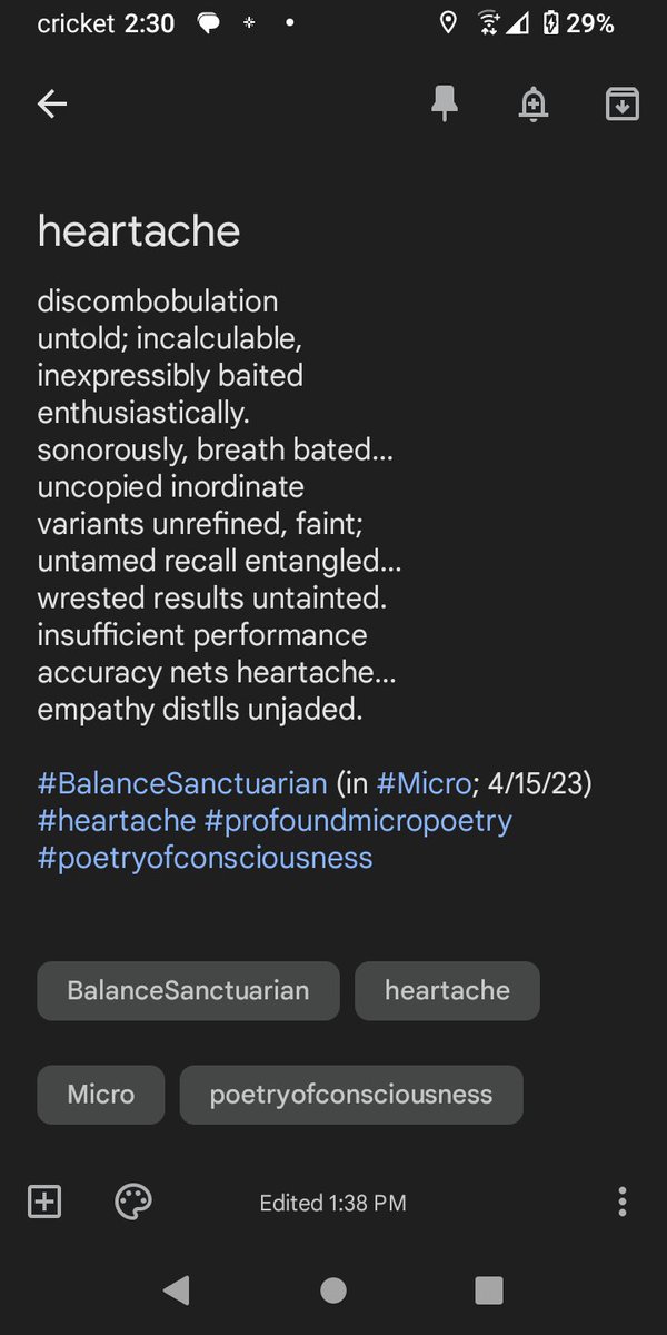 DougVolgenau's tweet photo. #BalanceSanctuarian #selfaware
#Poet #magnumopus #summiting #heartache #poetryislife
#poetryislove #poetrycommunity
#profoundmicropoetry
#WritingCommunity #poetrycafe
#poetrylovers #poetsoftwitter
#Writer #poetryofconsciousness
#poetrytwitter
#leapofftheedgeofunknown https://t.co/v9Glrf0TPT