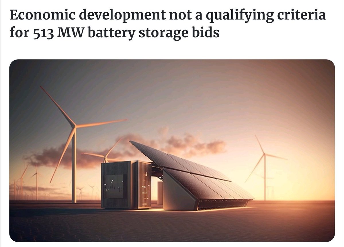 koko_matshela's tweet photo. The #ZumaMustFallBrigade is excluded from participating in the Just Energy Transition tenders as rent seekers. The BEE Brigade have nothing to show for supporting @CyrilRamaphosa. This is poetic justice. Hulle moet werk.
Economic development factors have not been included as qualifying criteria for South Africa’s inaugural Energy Storage Independent Power Producer
Procurement Programme, through which the Department of Mineral Resources and Energy aims to procure 513 MW, or at least 2 052 MWh, of battery storage across five substation sites in the Northern Cape.
Source: @EngNewsZA, 15 May 2023