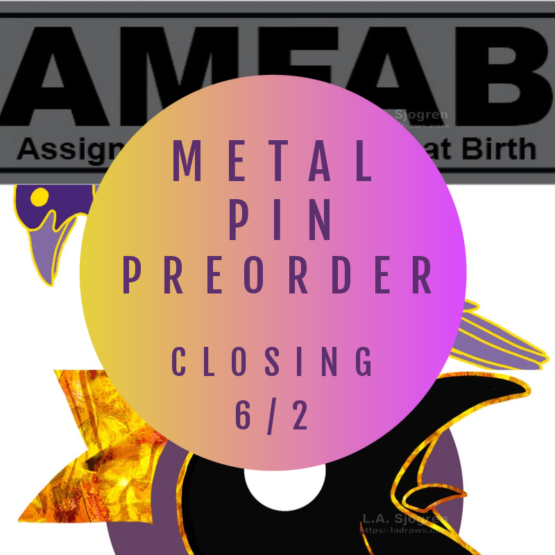 I have metal pins up for pre-order in my store!  Click the link to see the full designs and place an order!

✨Preorders close 6/2/23 @ 10:30 AM EST!!!!✨

There are also new prints in my shop for sale!  These are made to order! 💖💖💖
ladraws.bigcartel.com/product/pins-p…
#shopsmall #ladraws