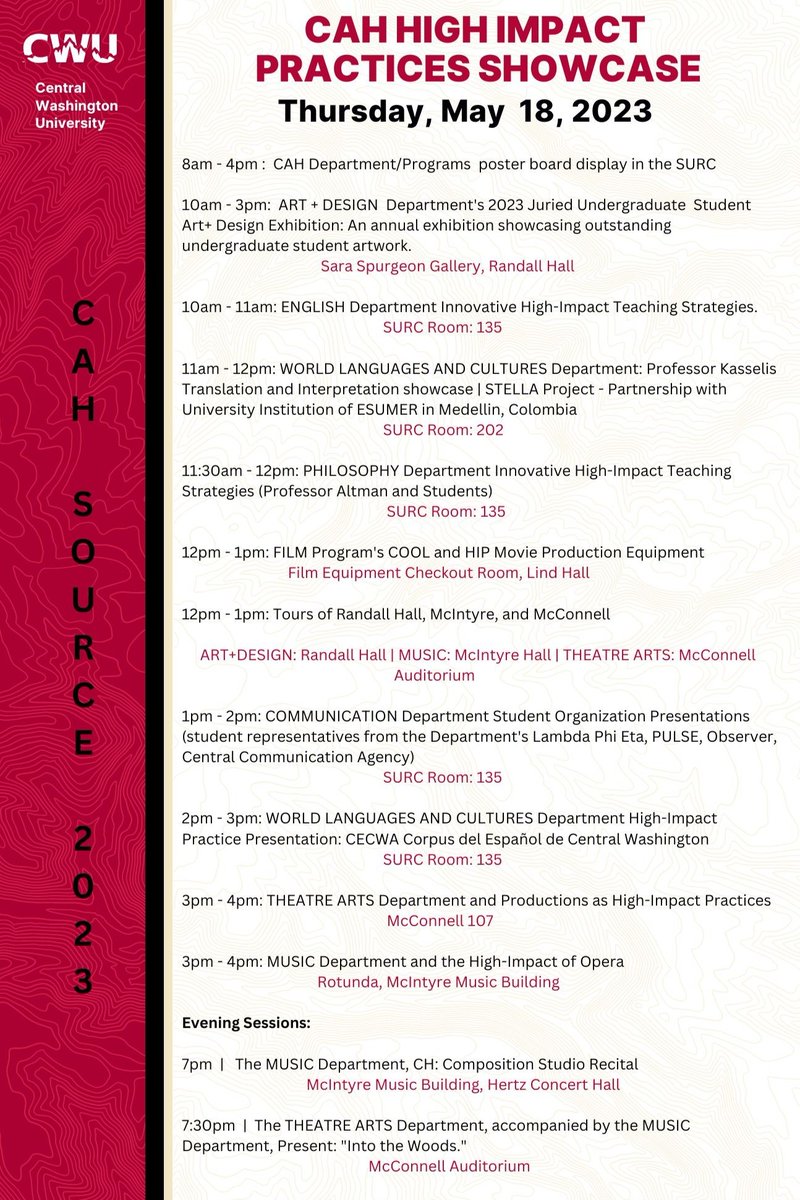 CWU Arts&Humanities tweet media