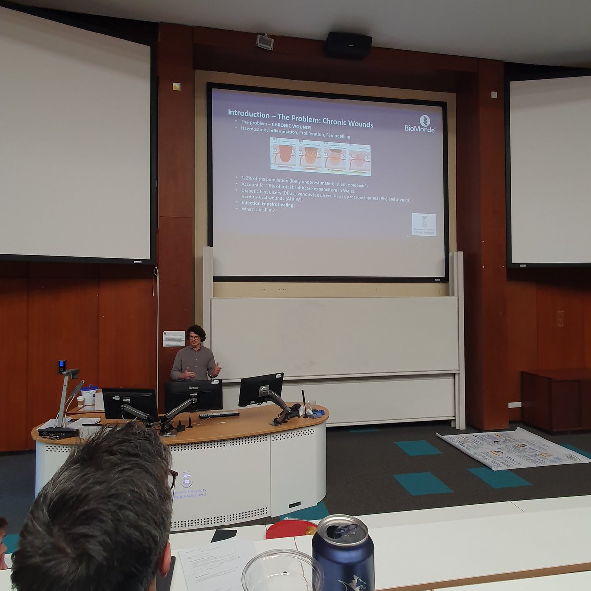 yamnette's tweet photo. Fantastic talks @SwanseaUni today at the FMHLS PGR conference! @ioan_humphreys Well done! And what a brilliant maggot presentation  young Dan Morris! @DJM67 👏 https://t.co/7e3ft7aldl
