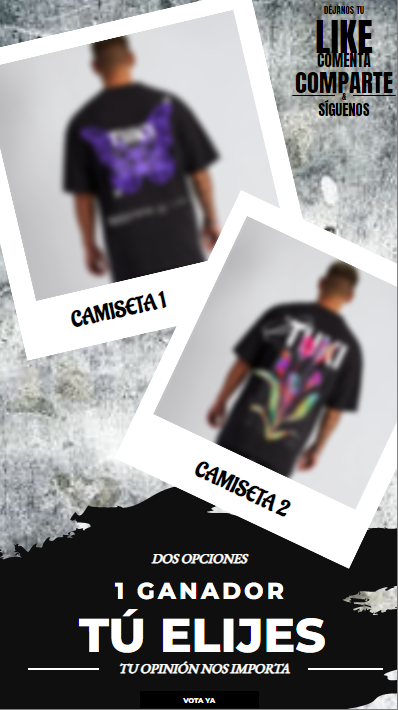 tukishop_'s tweet photo. Aquí, vosotros vais a ser los protagonistas de cada drop, y por ello, siempre vais a poder elegir cual va a ser el siguiente con una siemple votación. La elección ganadora es la que saldrá y la que se desvelará  dicho diseño. "¡Tu elección, tu estilo."
#tukishop #tuki https://t.co/gQLDfWfGz0