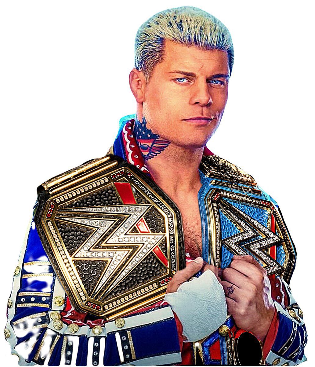 He  Will   Finish  The   Story   @CodyRhodes #TheAmericanNightmare   #WWERaw ❤️ 🤍💙