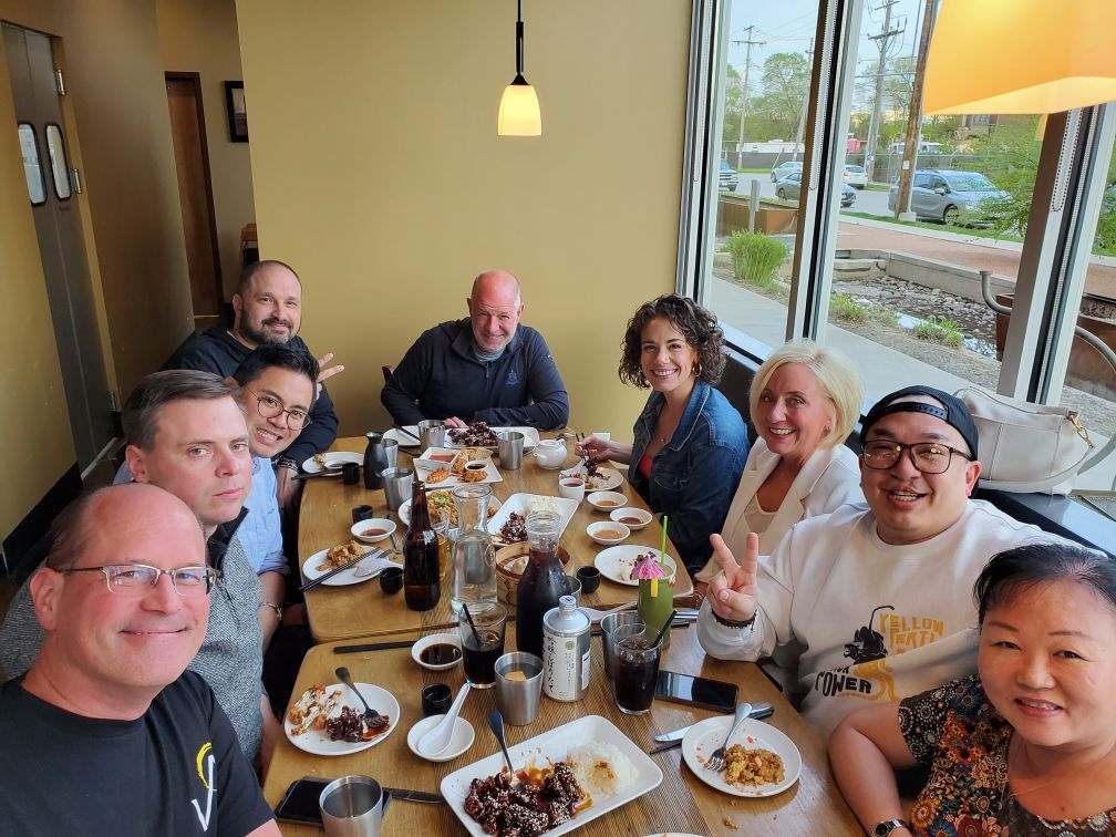 #MoMoMeeMKE #BreakingBread in support of <a href="/elevasianwi/">elevasianwi</a> #MKEAsianRestaurantWeek.
Thanks again Kim &amp; Tony for the hospitality. #visitmke  <a href="/alipski1/">Aaron Lipski</a> <a href="/djmmke/">David Marcus</a> <a href="/edgarlin_WI/">Edgar Lin</a> <a href="/Jim_Villa/">Jim Villa</a> <a href="/KristinBrey/">Kristin Brey</a> <a href="/peggysmith/">Peggy Williams-Smith</a> <a href="/thomasjkeeley/">Thomas Keeley</a> <a href="/visitmilwaukee/">Visit Milwaukee</a>