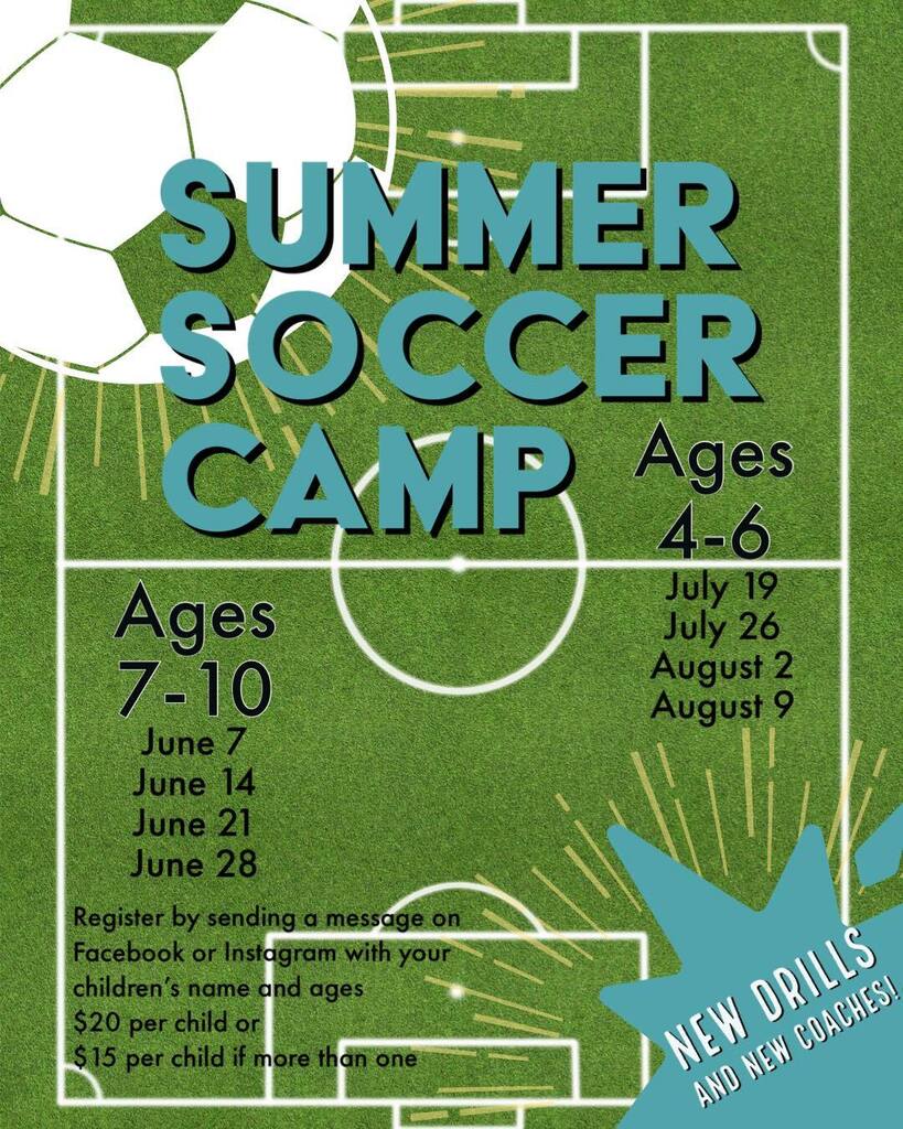 AFellowship's tweet photo. Summer is almost here! We’re going to be having a soccer program. We’ll be having one session for ages 7-10 on June 7, 14, 21, 28. A second session will be for ages 4-6 on July 19, 26, Aug 2, Aug 9. 
We’ll be having some new coaches and new drills! 

You can register by send… https://t.co/mvHxgi2lZT