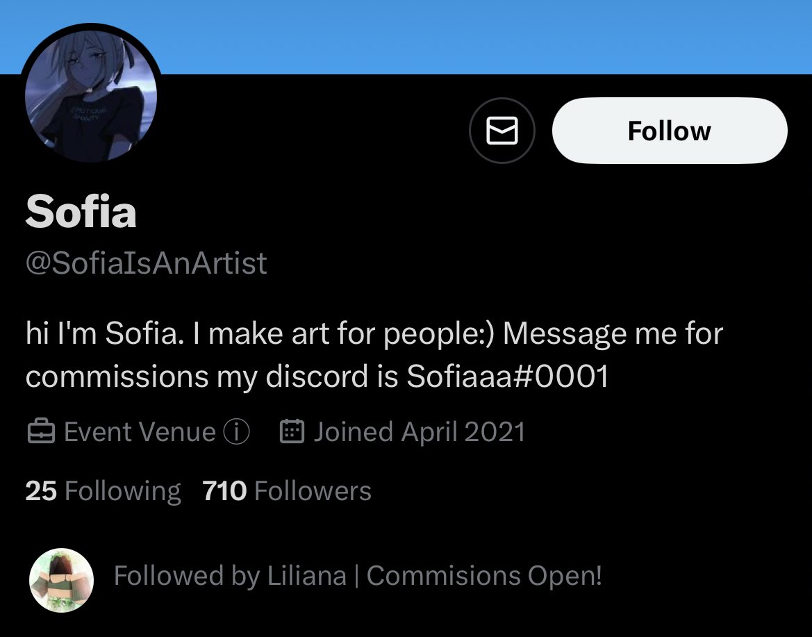 ROBLOXSCAMMERS0's tweet photo. @SofiaIsAnArtist is a scammer. Their Roblox username is AdorabIeAlexis https://t.co/5ZWvqv6unY