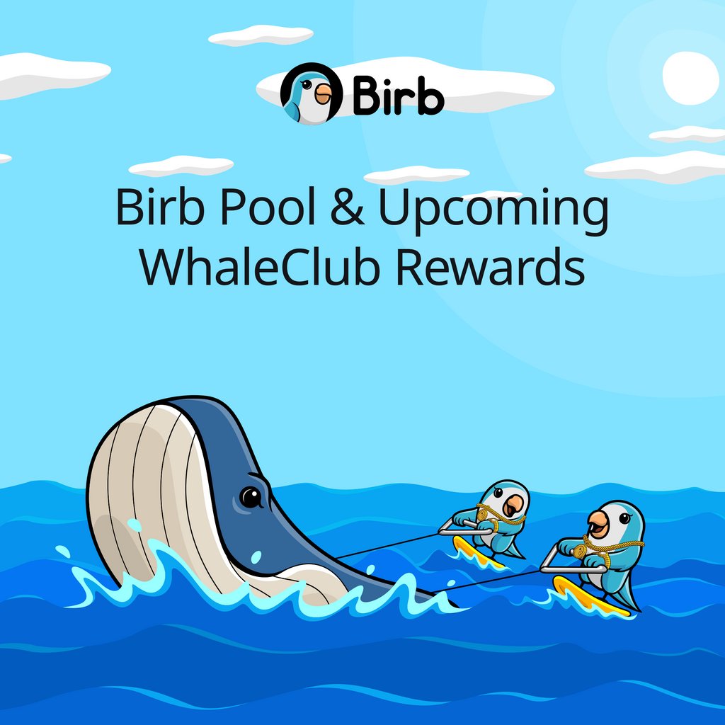 Hey, Birb fans! 🐦 We still have users staking in the old pools. Unstake from old pools: birbswap.finance/pools/history Stake in the new pool: birbswap.finance/pools 🚨WhaleClub Rewards 🐳🎉 this week! It will detect new pool stakers and holders. $BIRB #BSC #BinanceSmartChain