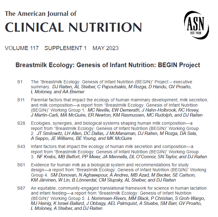 MeghanAzad's tweet photo. Big Milestone for #Lactation, #Breastfeeding, #HumanMilk research: the BEGIN papers are out!

So much great content - I'm not sure I could do it justice in a #Tweetorial format... but maybe I'll try. 

For now, check them all out here: https://t.co/NaCbfEY4sJ https://t.co/wUAi5hqfi1