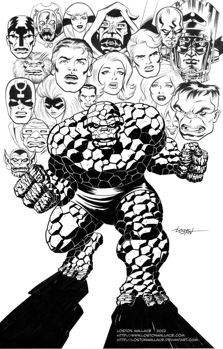 #BenGrimm #TheThing #FantasticFour #MarvelComics #JackKirby #DrawingTutorial
HOW TO DRAW THE THING's HEAD 
4 artists who struggle to draw Ben Grimm, here's a quick art tutorial that I put together on how to draw his head.  I hope you enjoy!
Please Retweet, Follow, Like & Comment