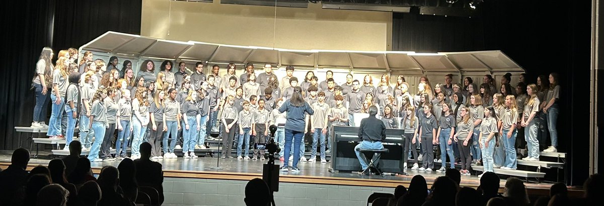 Daddy/daughter night for us at the Indian Woods Choir Concert.  Blown away by how awesome they were tonight.  <a href="/LCteach_learn/">Lindsey Constance</a> <a href="/cowherdj/">Jeanette Cowherd</a> <a href="/IWMSChoir/">Indian Woods Choirs</a>