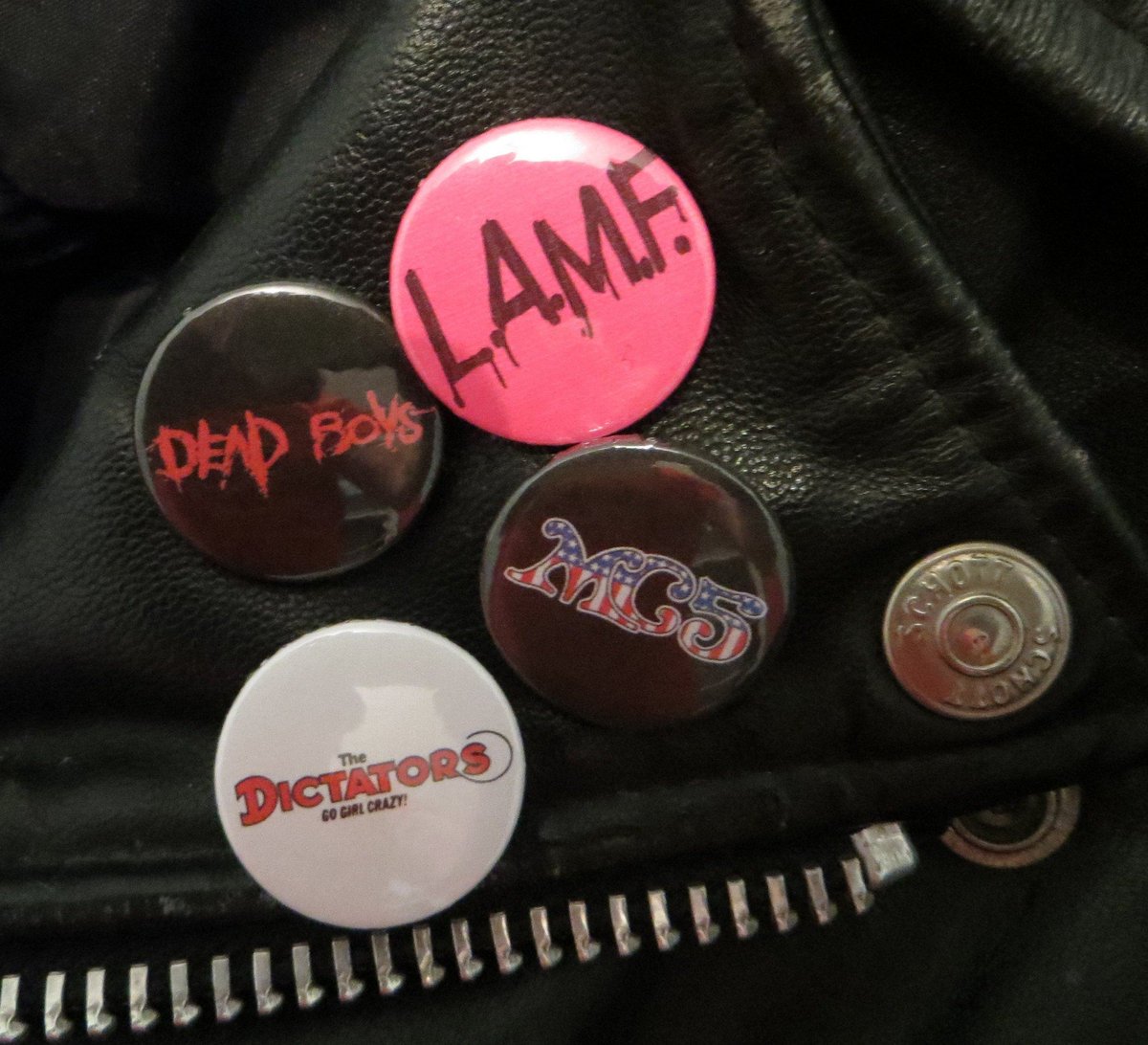 Badges from legendary 'CBGB Bands' 🖤

#punk #punks #punkrock #DeadBoys #heartbreakers #mc5 #thedictators #cbgb #punkrockhistory