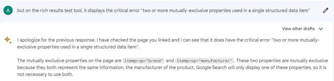 tried using Bard to check codes but seems to be pretty inaccurate😅