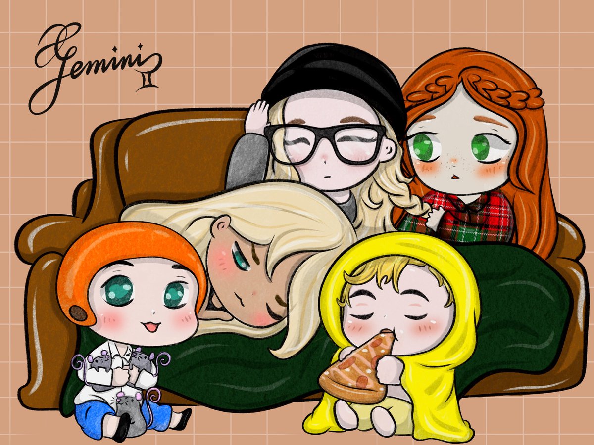 Tried something different. Shirley, Dahlia, Kiki, Jeffy and Wylan having their sleepover. <a href="/RayforRachel/">RayforRachel 🦖🪴🦕</a> <a href="/LetterJaye/">Jaye</a> <a href="/WithExtraSauce_/">Jacob</a> <a href="/AmRainbowBee/">Corrin</a> @Dimoak37 #nopixelfanart #NoPixel #nopixelart #chibiart