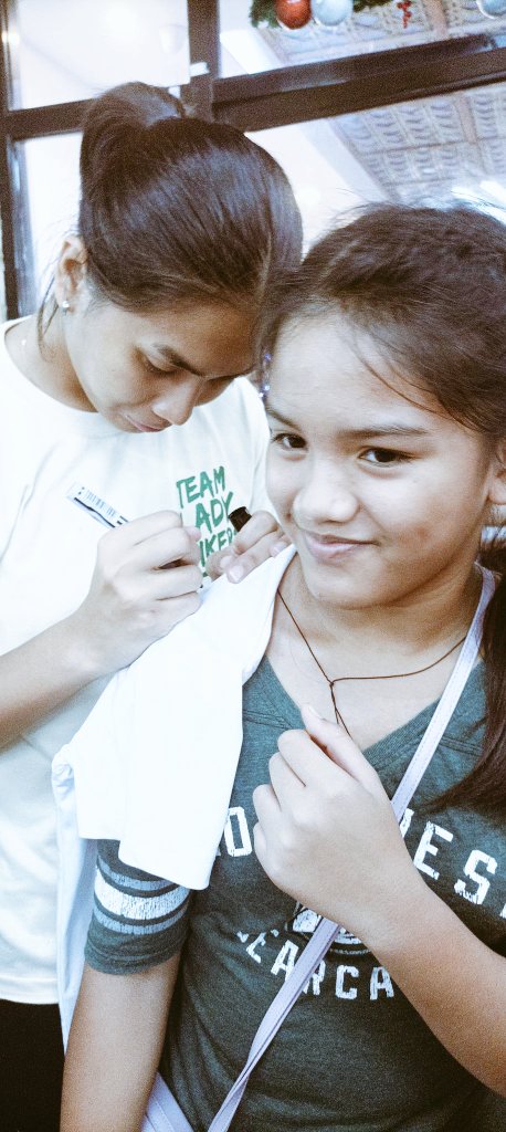 Yeshaleb1220's tweet photo. Kilig much ang anak ko oh 💚🫰😘 @JolinaDC https://t.co/lc69aoE2k2