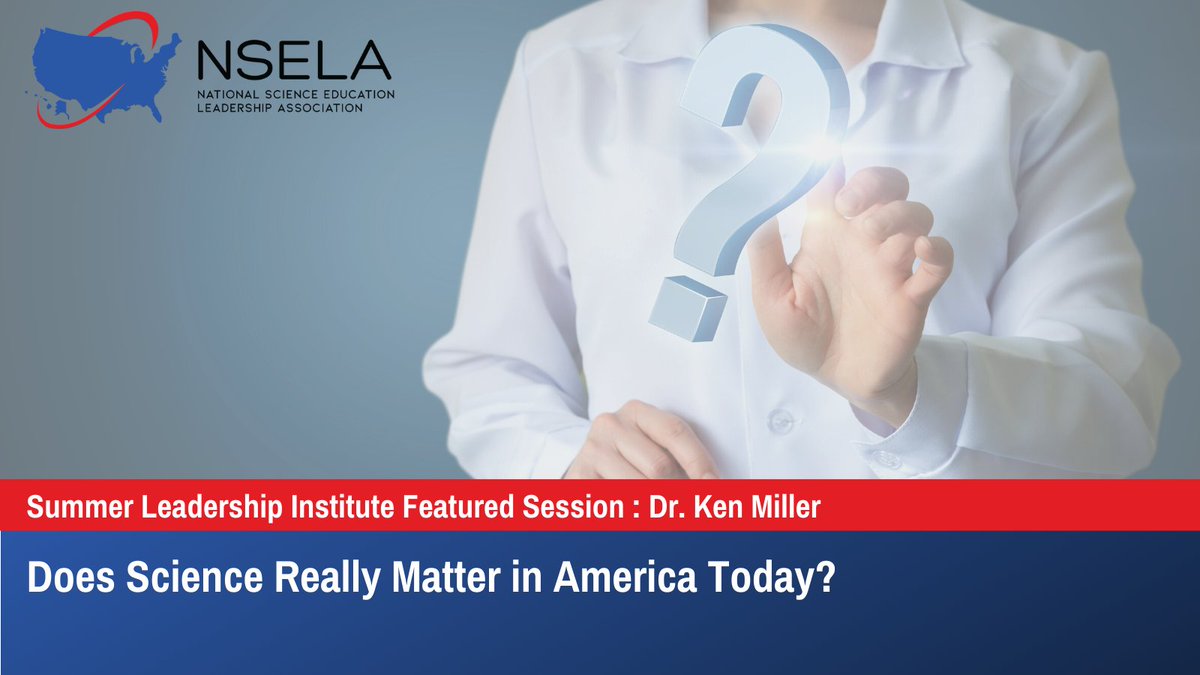 NSELA (@nselascience) on Twitter photo Join Dr. Ken Miller at the NSELA Summer Leadership Institute for his session "Does Science Really Matter in America Today?" <a href="/kennethrmiller/">kenneth r miller</a> June 27-29 in Providence, RI. Register now: nsela.org Join Dr. Ken Miller at the NSELA Summer Leadership Institute for his session "Does Science Really Matter in America Today?" <a href="/kennethrmiller/">kenneth r miller</a> June 27-29 in Providence, RI. Register now: nsela.org