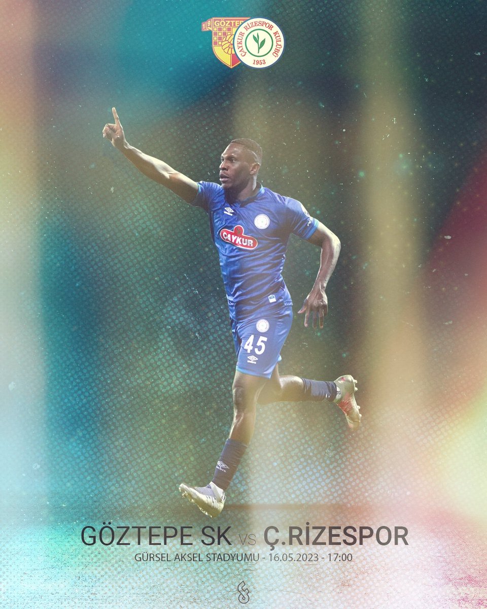 Şampiyonluk için, 3 puan için, Süper lig için Saldır Atmaca. 

<a href="/CRizesporAS/">Çaykur Rizespor</a> <a href="/Goztepe/">Göztepe Spor Kulübü</a>