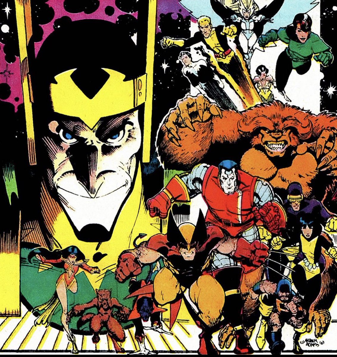 “The main thing I notice when people show me things is they just generally need to work more on their anatomy. And this was certainly true of me early on, at the very beginning of my career--hell, it's still true.” Art Adams #xmen