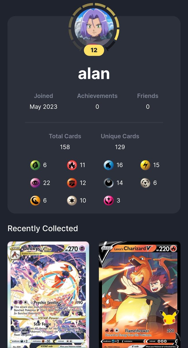 alantcgx's tweet photo. What's up #Pokemon fam! 

I recently started using @pkmndotgg to track my portfolio and I'm loving it! 🤩

Would love to get some friends :) 

Add me! 
User: alan https://t.co/3OnuOACIJv