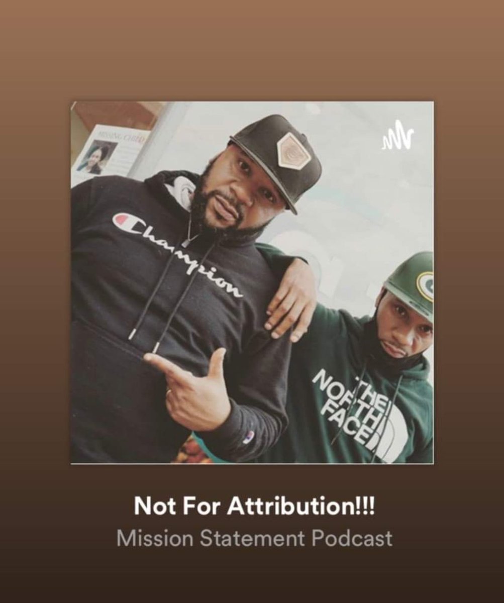 MstatementPLtee's tweet image. Check us out on @spotify 🔥#Missionstatementpodcast @BroadwayDreMSP and @twan3p