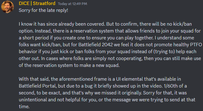 GhostGamingG's tweet photo. So after 10 years creating videos on the Battlefield franchise, I've just been kicked from the EA Creator Network for ''leaking'' this absolutely shocking statement that tells us nothing more than the reason behind what we already knew. https://t.co/Jx6XynWGSg