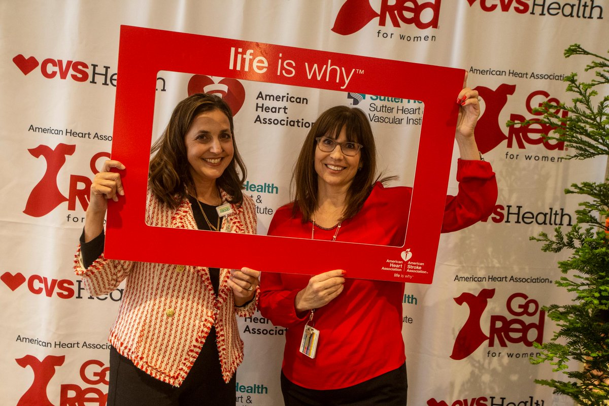 AHACalifornia's tweet photo. #MothersDay may be over, but it's always a good time to take care of our #moms and loved ones. Sharing pictures from our Go Red for Women Luncheon in Modesto as a reminder to keep the beat going for the women in our lives ❤️ #GoRedModesto https://t.co/sFvviO2XWj