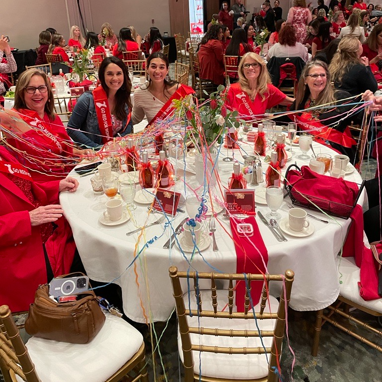 AHACalifornia's tweet photo. #MothersDay may be over, but it's always a good time to take care of our #moms and loved ones. Sharing pictures from our Go Red for Women Luncheon in Modesto as a reminder to keep the beat going for the women in our lives ❤️ #GoRedModesto https://t.co/sFvviO2XWj