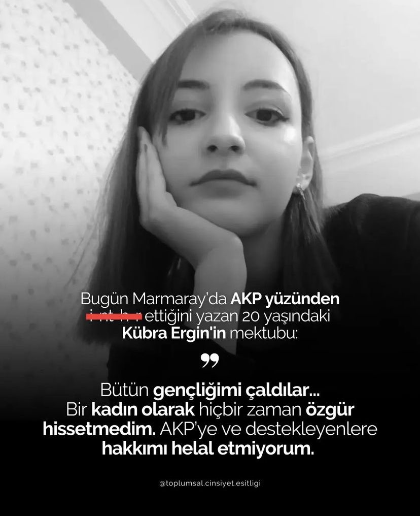 Biz unutmayacağız. Kübra Ergin mekanın cennet olsun kardeşim…