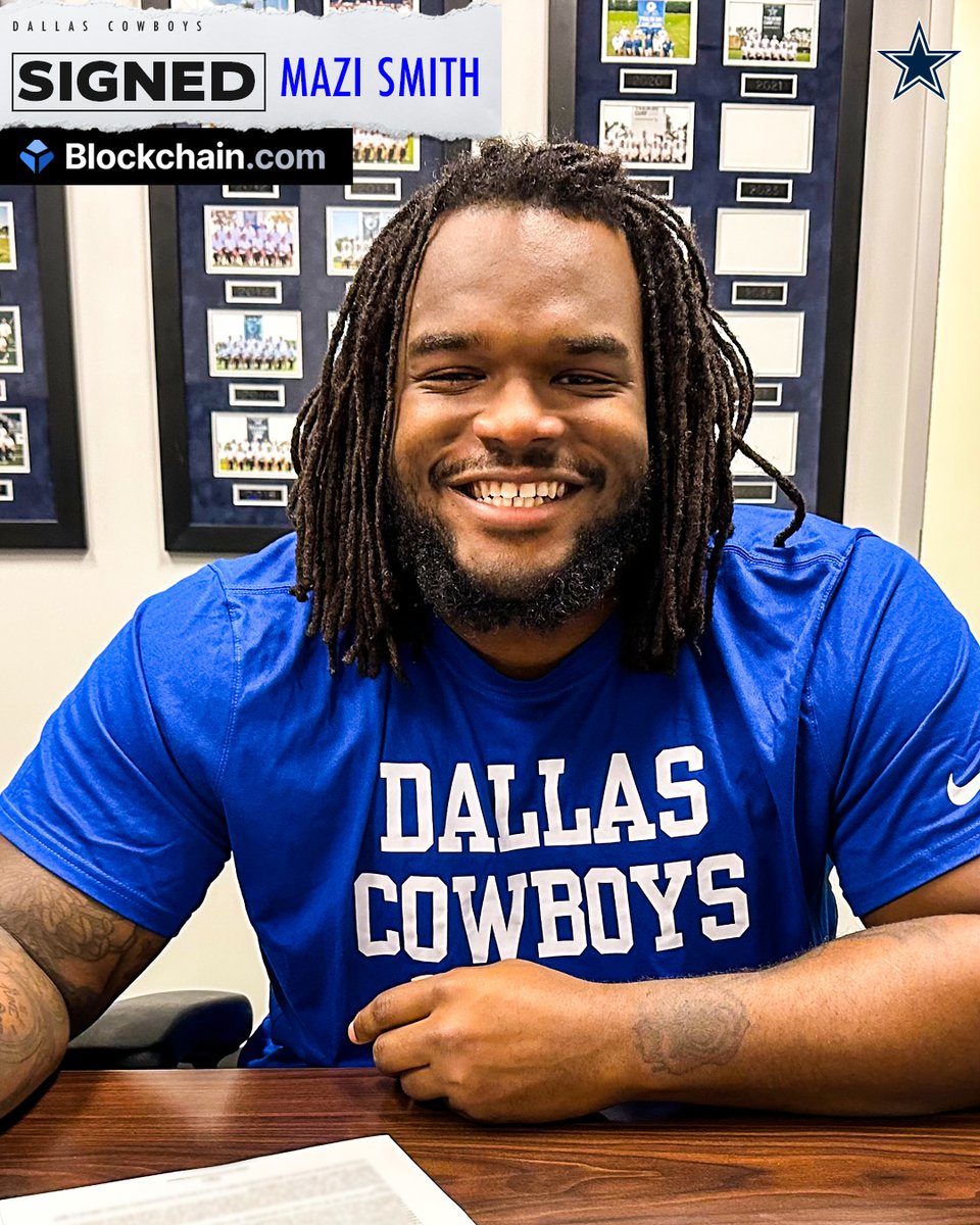 dallascowboys's tweet image. Pen. ✍️
Paper. 📃
Cowboys. 🏈

#DallasCowboys | @blockchain