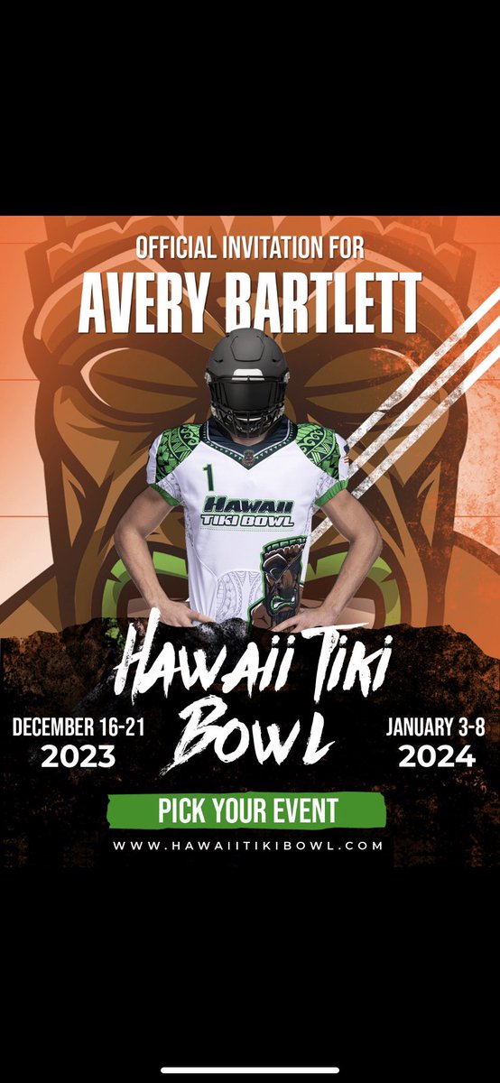 Blessed to receive a invite to the Hawaii Tiki Bowl🖤 <a href="/CavsRecruits/">Callaway Football</a> <a href="/HernDOGG/">Steven Herndon</a>