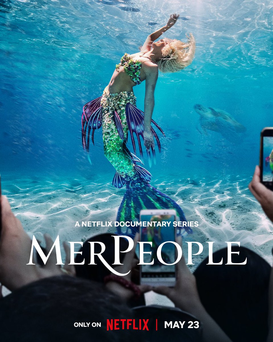 Netterss's tweet photo. MerPeople out on Netflix May 23rd 🥳 it was a pleasure working with this team 🩵 https://t.co/eYQMW0nR0F