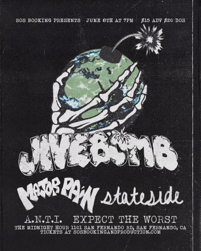 expecttheworst_'s tweet photo. Playing this @SOSBooking  show on JUNE 8TH w/ @jivebomb and homies! 

Get tickets over at 👇

https://t.co/q28GFqCqhF https://t.co/oTpQXNuwuU