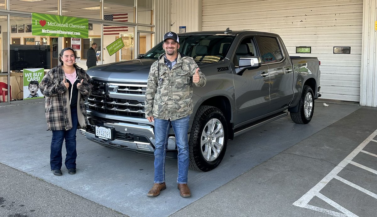 McConnell_Chevy's tweet photo. Enjoy the new Chevrolet 1500, Steven! Welcome to the McConnell Family. https://t.co/HHqlKEvSgy