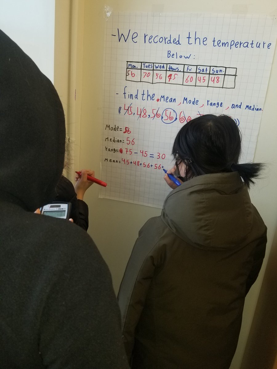 Our math department used Vertical Learning with Reciprocal Teaching,& many Ss who are not usually engaged wanted to get up and TRY it out with their peers. Some of our ELLs made their thinking visible in their home language too! @DrMarionWilson @CSD31SI @T_Ulaj @chrisbejar