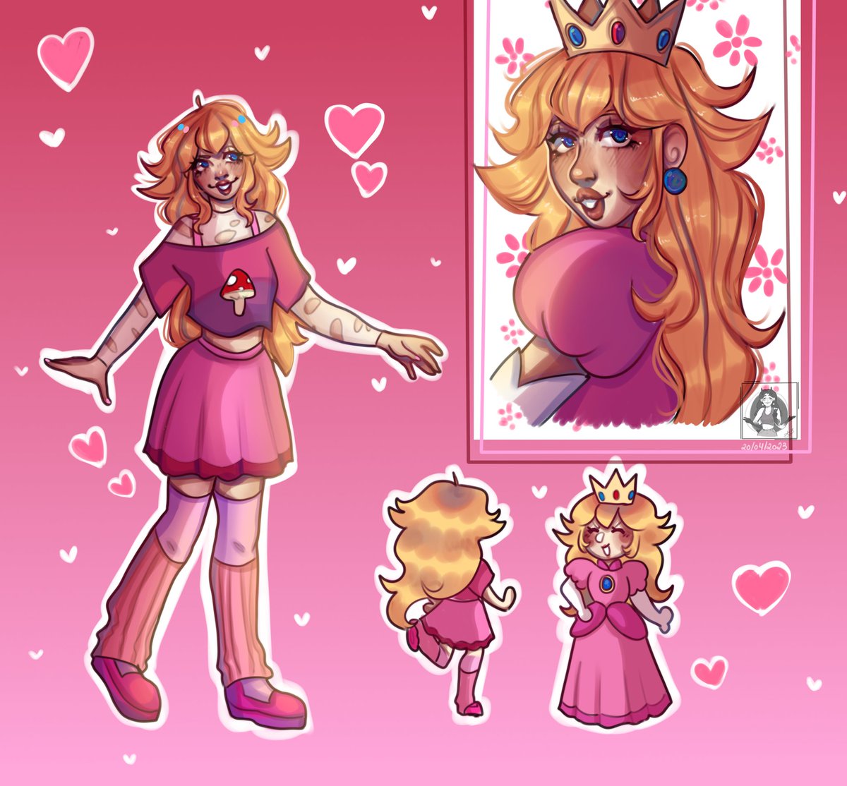Jujubinli's tweet photo. Princesa Peach 
#princesapeach #SuperMarioBrosMovie #SuperMarioBros https://t.co/B1oVrHYQDk