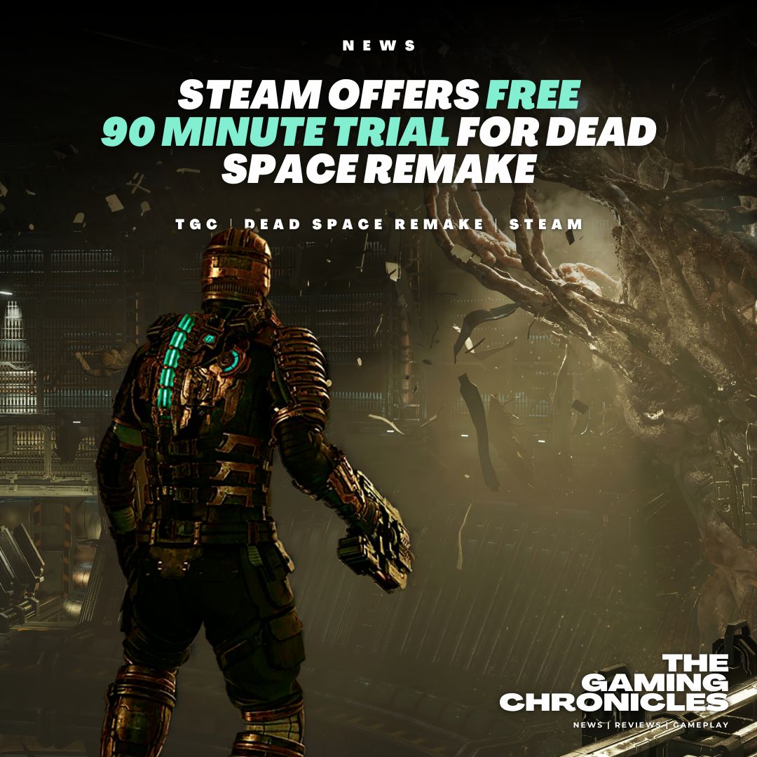 Thgmngchrncls's tweet photo. The Dead Space Remake on Steam now offers a free 90-minute trial. ๐ฎ
๐ฅ Explore the terrifying world of the remake without any commitment. Plus, it's currently 20% off!
Don't miss out on this limited-time event ending May 29th. โฐ
#DeadSpaceRemake #SteamTrials https://t.co/Ew650d2job