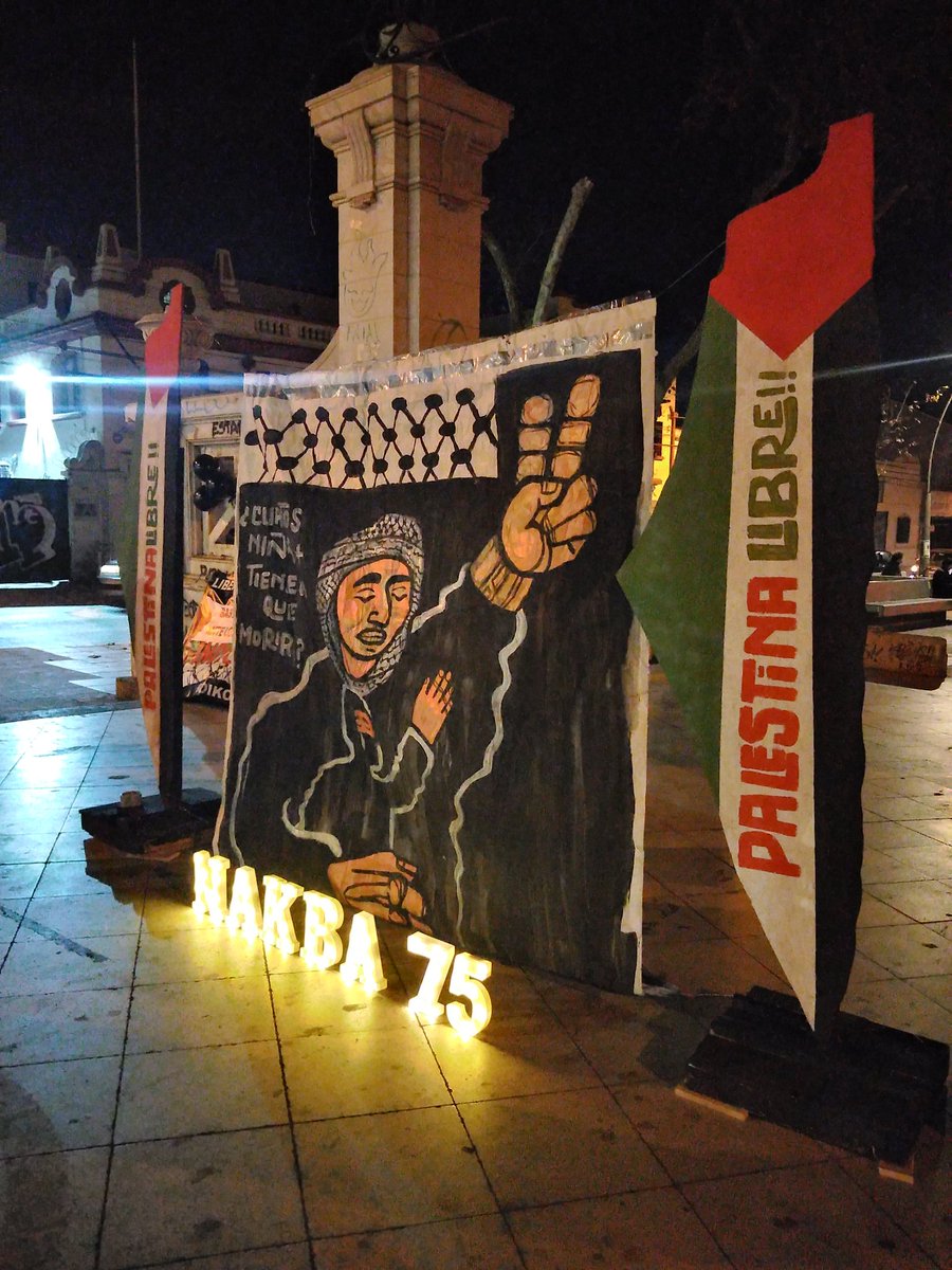 En La Serena, Chile, no olvidamos la tragedia del pueblo palestino.
#NakbaDay #Nakba75 #Nakba #NakbaHolocaust #Palestina75anosContraelOlvido 
#PalestineResists 
#LaSerena
#PalestinaExiste