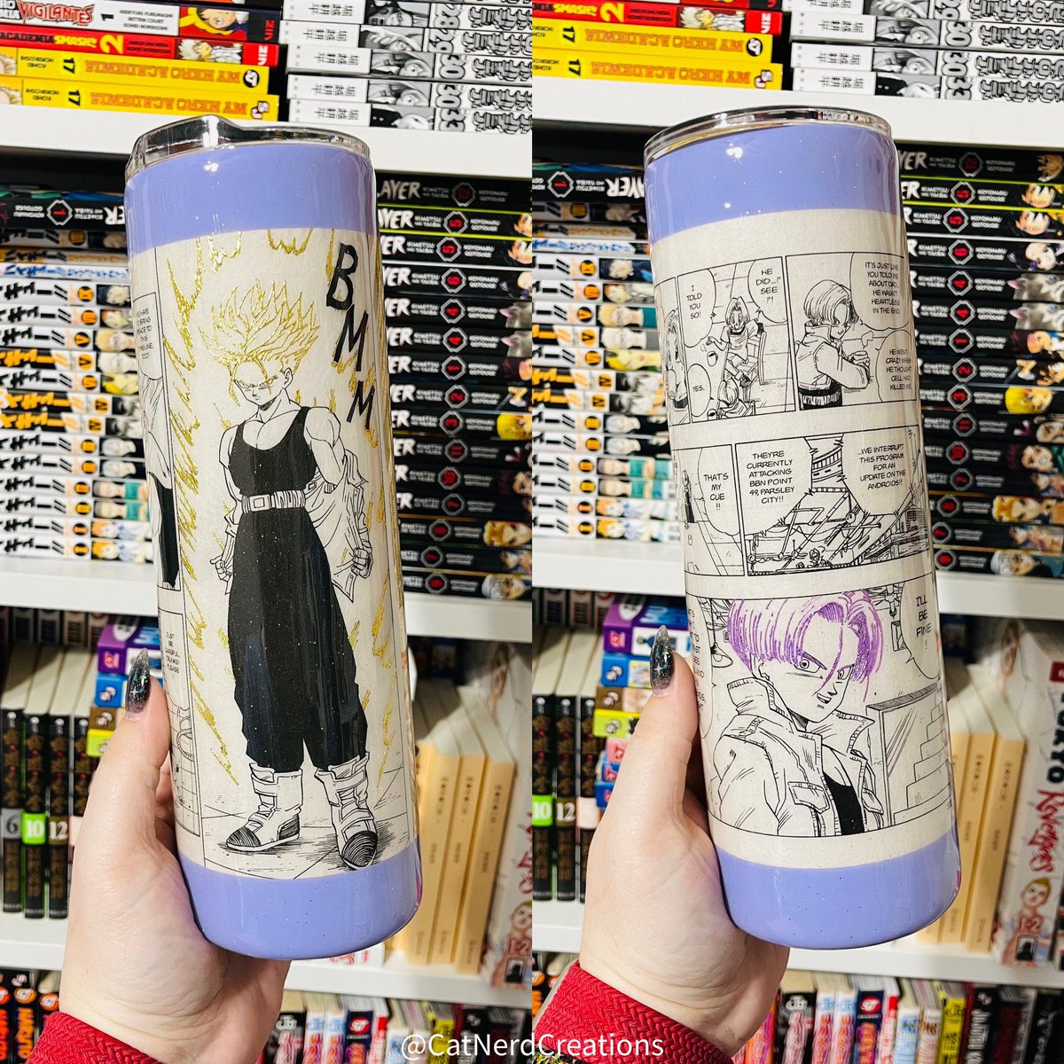 CatNerdCreates's tweet photo. I’ll be adding some leftover bottles to the shop this evening! They will be available at 7:30 PM (CST)✨

#customtumbler #SailorMoon #dbz #pokemon #DragonBall https://t.co/QZmbPMqzQD