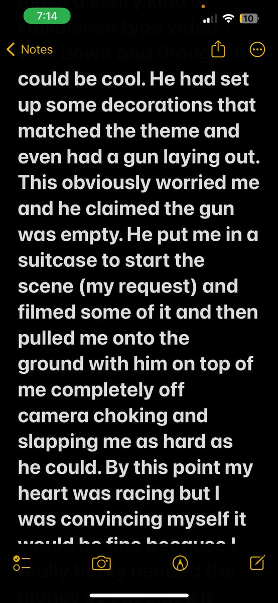 LOLLYMAiXXX's tweet photo. TW: violence / assault / gun
this is taking a lot of courage for me to share &amp; I wish I would have shared sooner❤️‍🩹 @/dickdrainersxxx abused me and put me in the hospital with long lasting injuries that is affecting my health to this day. this is my account of what happened to me. https://t.co/7N53WVIRb4