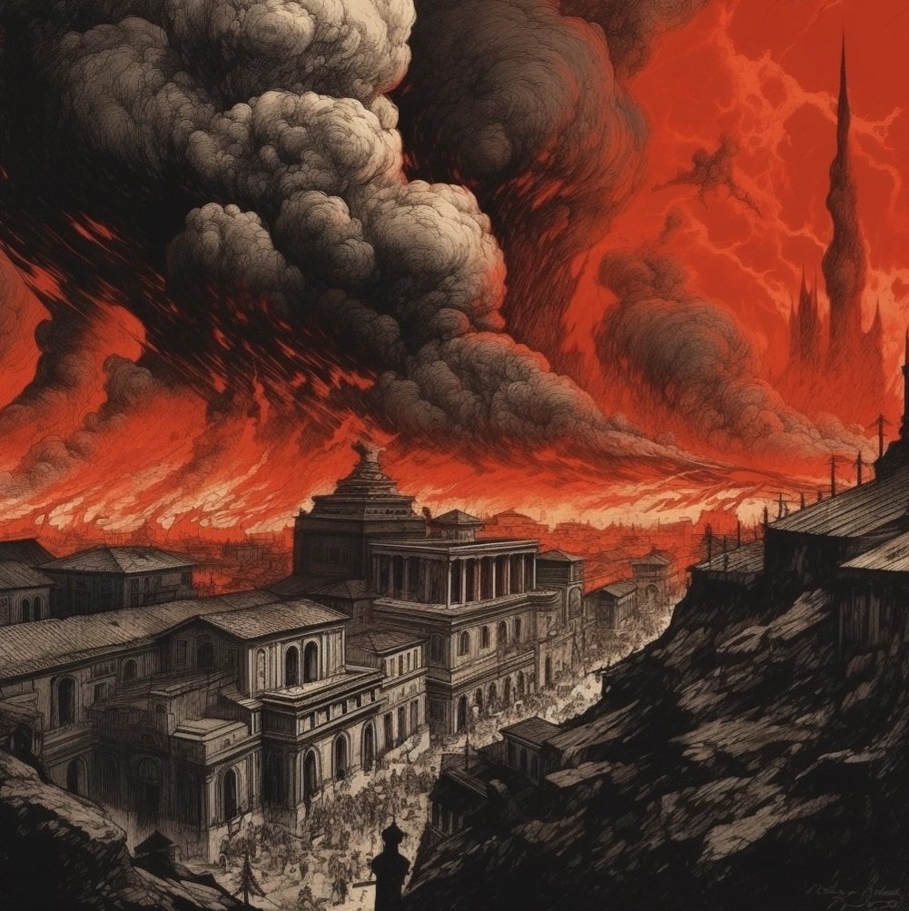 _momaia's tweet photo. "Eruption," made with MidJourney v5

Use code 'MOMAI' on NightCafe at checkout for 5% off 

https://t.co/EkeuHArDOS

Follow r/momaia &amp; r/DreamArchitecture on Reddit!

#ai #vqgan #aiartcommunity #deeplearning #fantasyart #neuralnetworks #aiartcomm #midjourney #MidjourneyAI https://t.co/Zoei2Gopk7