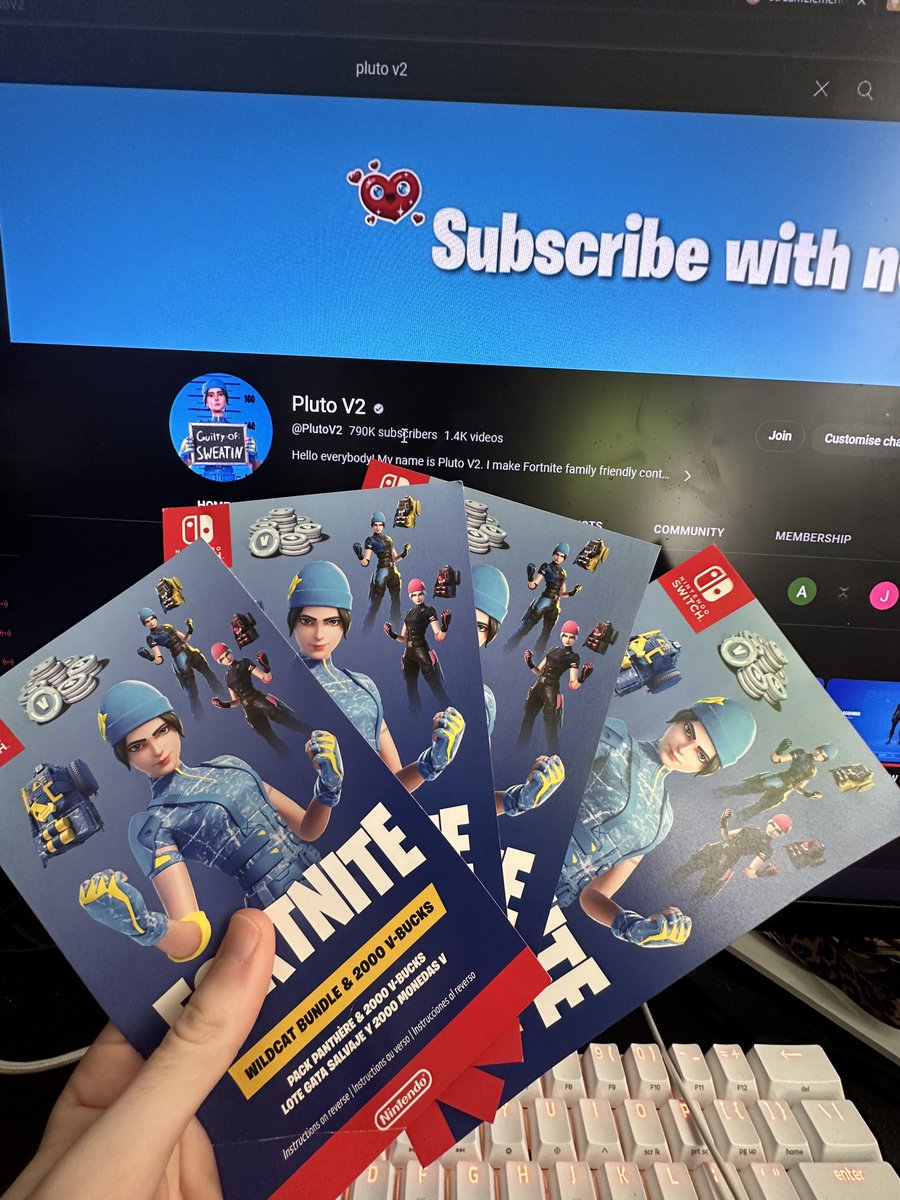 Fortnite Leaks Pluto V2 on Twitter "FORTNITE WILDCAT CODE WINNER BEING ANNOUNCED LIVE AND