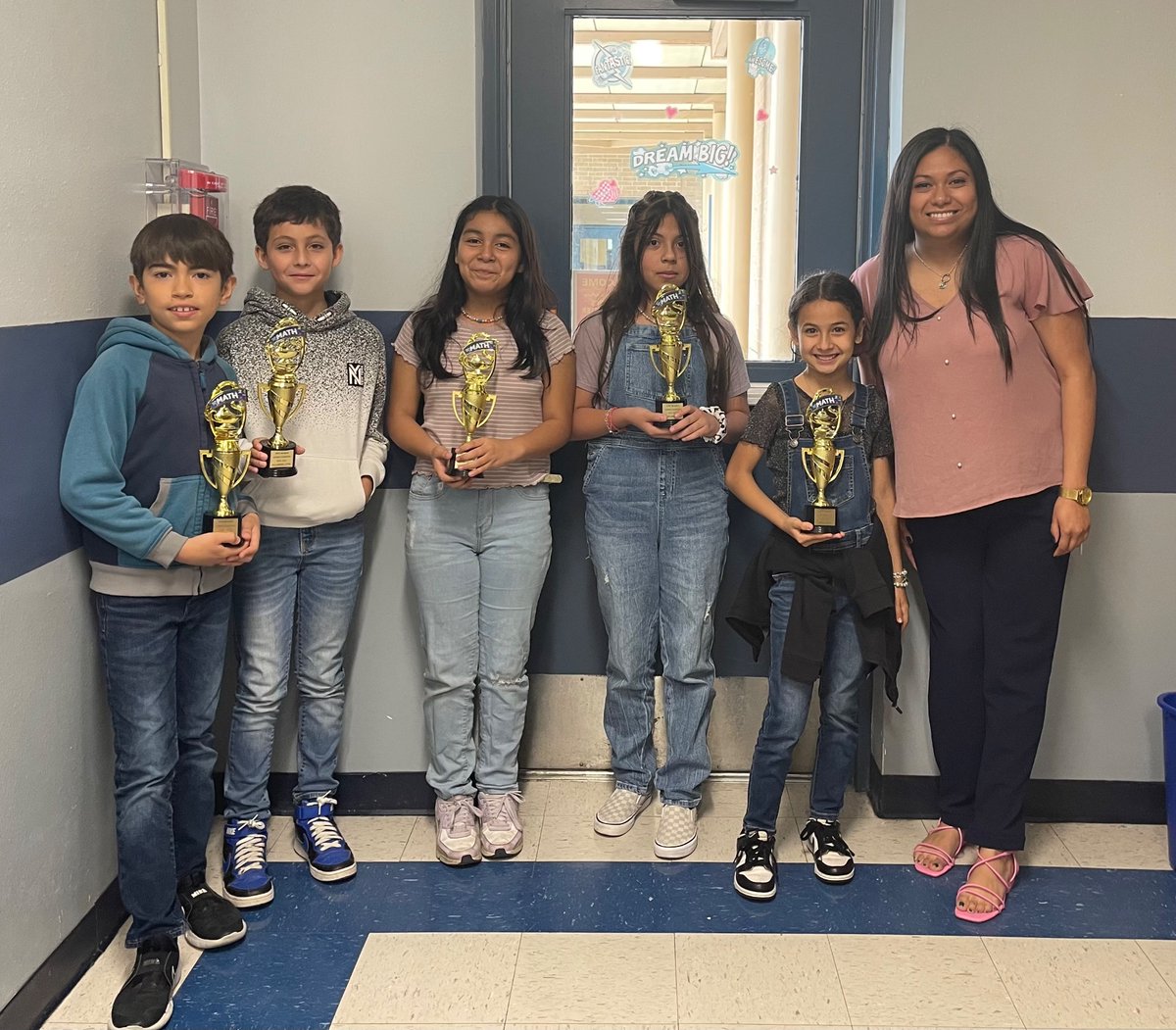 Erika75386718's tweet photo. We love math!
5 of my students were awarded First in Math Grand Champions
Also, our class is in 2nd place in the state of Texas 🏆
@NISDLeonValley @NISDElemMath @FirstInMath https://t.co/xKB5htKBcW