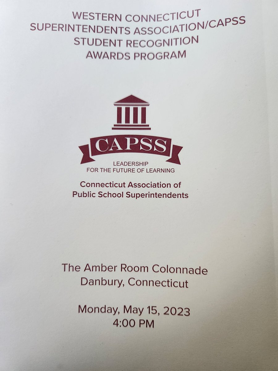 Congratulations to Lila S. And Maria S. On earning the 2023 CAPPSS Superintendent award.   Great job!  #hatterpride #trueleaders.