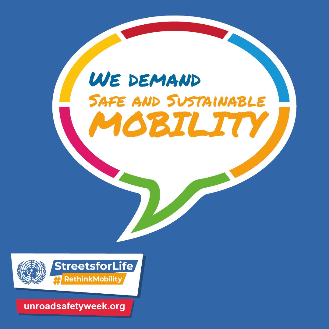 DYK: Reducing speeds from 50 to 30km/h in urban areas can reduce risk of dying in a crash by up to 60% for pedestrians & cyclists? Let’s #RethinkMobility & prioritize lower speeds in our communities. Join me & @JeanTodt to support #StreetsForLife #FriendofRoadSafety