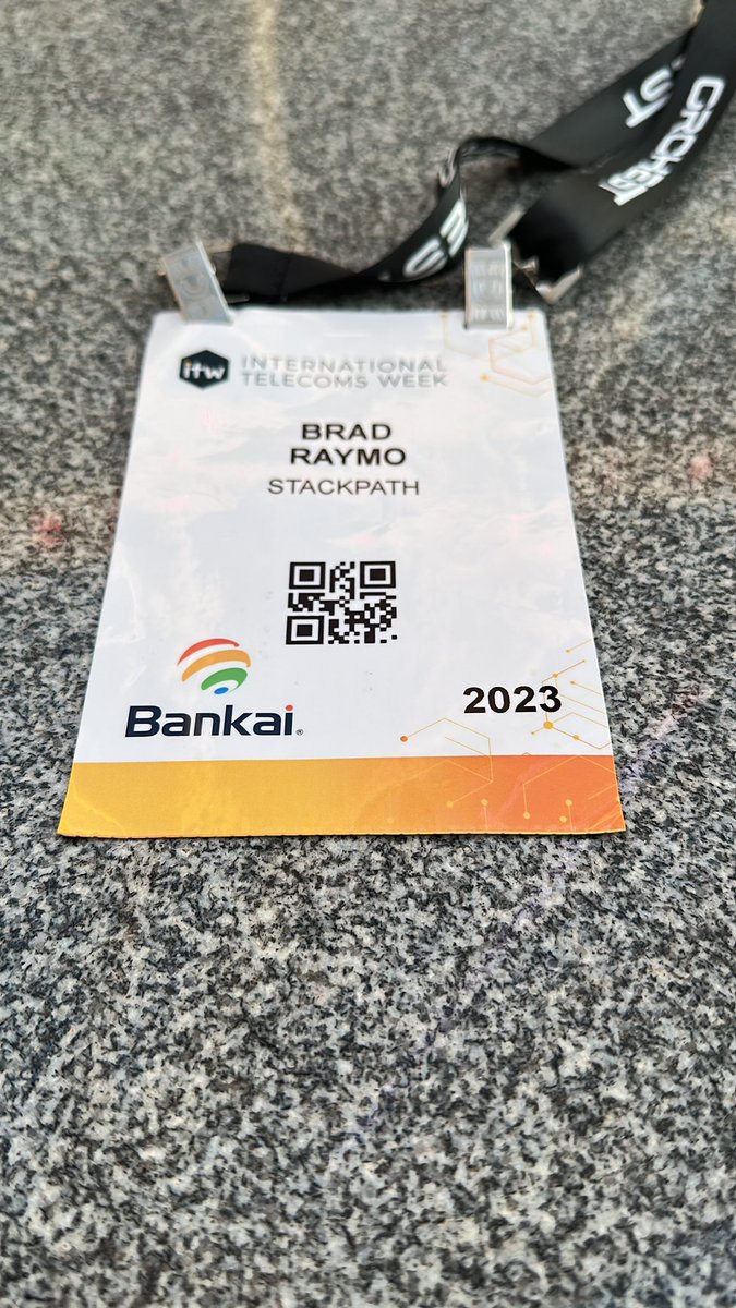 Braym0's tweet photo. Way to go #itw QR code on every badge is broken @capacitymedia https://t.co/MW9gTuxyQn