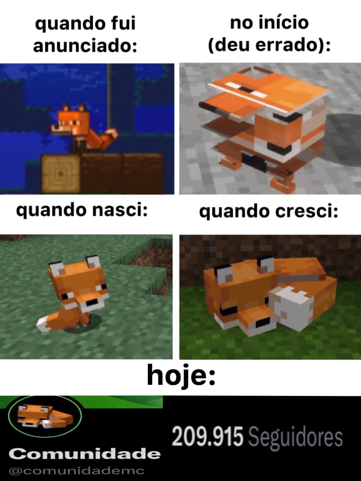 Comunidade de Minecraft on X:  / X