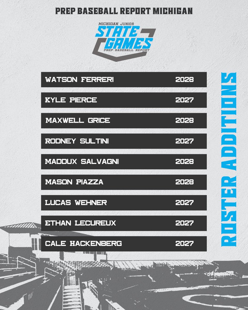 🚨Michigan Junior State Games🚨

🎟 Tickets Punched

📍 Michigan State University
🗓️ 6/27-28
🎟 loom.ly/fs1tZvw

#JSG23 #BeSeen