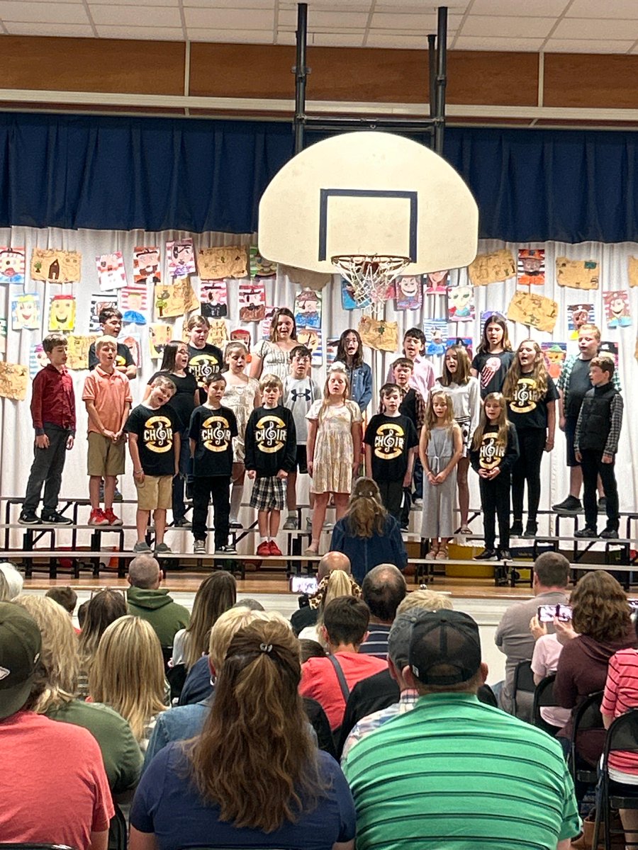 Our Honor Choir is performing tonight and they sound AMAZING!! Shout out to Mrs. Sayler and students for a great night. #fultonproud #onebartley