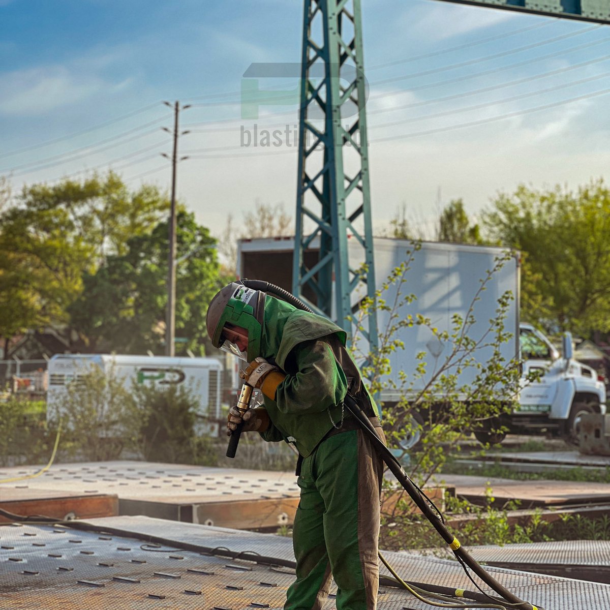 pdblasting's tweet image. Valiant TMS (Valco Manufacturing Inc) in Windsor asked for a mobile crew to be sent on-site to blast, we were glad to accommodate them so they didn't need to transport any of the items.

Wherever you need it done, we will be there to serve you and your team.