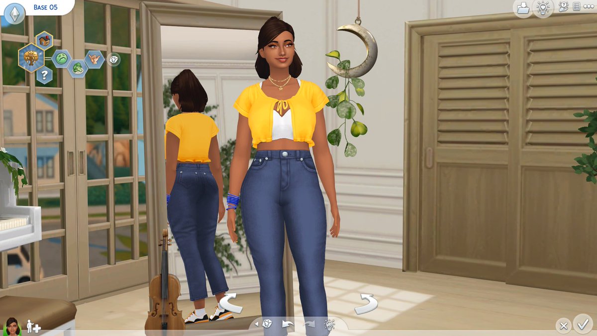 SleepiiSimmer's tweet photo. Made a sim using @malixaTV’s base! Had a lot of fun doing it too. Thanks for the challenge ☺️ https://t.co/wF23QLEoIl